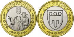 World Coins - France, Token, Auvergne, Bi-Metallic,
