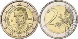 World Coins - Greece, 2 Euro, Kostis Palamas, 2018, Athens, Bi-Metallic,