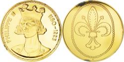 World Coins - France, Medal, Les Rois de France, Philippe II, History, , Vermeil