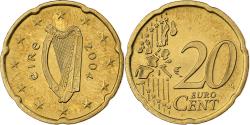 World Coins - Ireland, 20 Euro Cent, 2004, Dublin, Nordic gold,