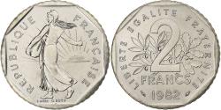 World Coins - Coin, France, Semeuse, 2 Francs, 1982, Paris, série FDC, , Nickel