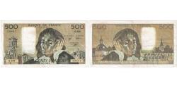 World Coins - France, 500 Francs, Pascal, 1991, N.336, EF(40-45), Fayette:71.46, KM:156h