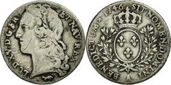 World Coins - Coin, France, Louis XV, 1/10 Écu au bandeau, 12 Sols, 1/10 ECU, 1746, Paris