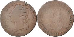 World Coins - Coin, France, Louis XVI, 1/2 Sol ou 1/2 sou, 1/2 Sol, 1791, La Rochelle
