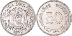 World Coins - Coin, Ecuador, 50 Centavos, Cincuenta, 1979