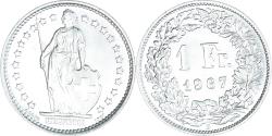 World Coins - Coin, Switzerland, Franc, 1967, Bern, , Silver, KM:24