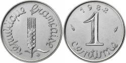 World Coins - France, Centime, Épi, 1982, Paris, Stainless Steel, , Gadoury:91