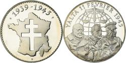 World Coins - France, Medal, Les Accord de Yalta, 11 Février 1945, WAR, 1939-1945,