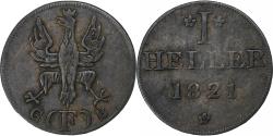 World Coins - Germany, Heller, 1821, Frankfurt, Copper, , KM:301