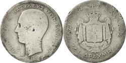 World Coins - Coin, Greece, George I, Drachma, 1874, Paris, , Silver, KM:38