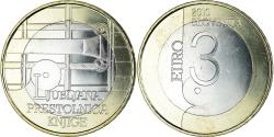 World Coins - Slovenia, 3 Euro, 2010, Vantaa, , Bi-Metallic, KM:95