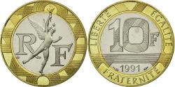 World Coins - Coin, France, Génie, 10 Francs, 1991, , Aluminum-Bronze, Gadoury:827a