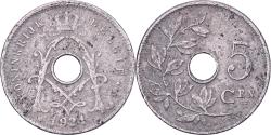 World Coins - Belgium, Albert I, 5 Centimes, 1921, Brussels, Copper-nickel, , KM:67