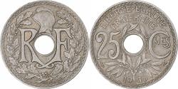 World Coins - France, 25 Centimes, Lindauer, 1930, Paris, Copper-nickel, AU(50-53)