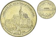 World Coins - France, Token, Tourist Token, 50/ Abbaye du Mont-Saint-Michel, 2008, Monnaie de