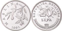 World Coins - Coin, Croatia, 20 Lipa, 2003, , Nickel plated steel, KM:7