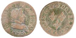 World Coins - Coin, France, Louis XIII, Double tournois, buste enfantin, Double Tournois