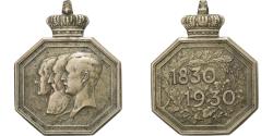 World Coins - Belgium, Centenaire,, Medal, 1930, Very Good Quality, Silvered bronze