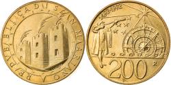 World Coins - Coin, San Marino, 200 Lire, 1992, Rome, , Aluminum-Bronze, KM:285