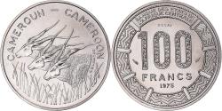 World Coins - Coin, Cameroon, 100 Francs, 1975, Monnaie de Paris, ESSAI, , Nickel