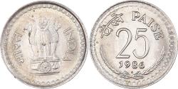 World Coins - Coin, INDIA-REPUBLIC, 25 Paise, 1986