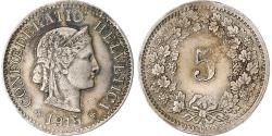 World Coins - Switzerland, 5 Rappen, Libertas, 1915, Bern, Copper-nickel, , KM:26