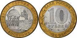 World Coins - Russia, 10 Roubles, 2002, St. Petersburg, Bi-Metallic, , KM:740