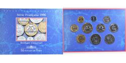 World Coins - Coin, France, Coffret 1 c. à 20 frs., 1996, Monnaie de Paris, BU,