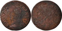 World Coins - Coin, France, Louis XIII, Double Tournois, 1642, , Copper