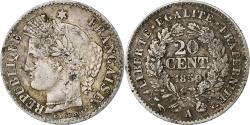 World Coins - Coin, France, Cérès, 20 Centimes, 1850, Paris, , Silver, KM:758.1