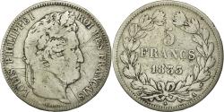 World Coins - Coin, France, Louis-Philippe, 5 Francs, 1833, Paris, , Silver