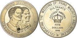 World Coins - Netherlands, 5 Dollars, 1998, Wedding of Prins Maurits and Marilene