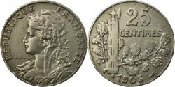 World Coins - Coin, France, Patey, 25 Centimes, 1905, , Nickel, KM:856, Gadoury:364