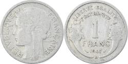 World Coins - Coin, France, Morlon, Franc, 1947, Beaumont - Le Roger, , Aluminum