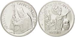 World Coins - VATICAN CITY, 10 Euro, 2002, , Silver, KM:350