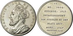 World Coins - France, Medal, Les Rois de France, François Ier, History, Piéfort,