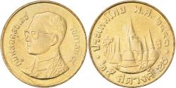 World Coins - Coin, Thailand, Rama IX, 25 Satang = 1/4 Baht, 2000, , Aluminum-Bronze