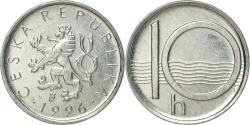 World Coins - Coin, Czech Republic, 10 Haleru, 1996, , Aluminum, KM:6