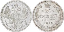World Coins - Coin, Russia, Nicholas II, 20 Kopeks, 1915, Saint-Petersburg, , Silver