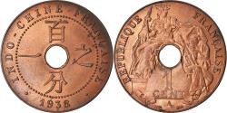 World Coins - Coin, FRENCH INDO-CHINA, Cent, 1938, Paris, , Bronze, KM:12.1