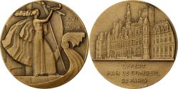 World Coins - France, Medal, Conseil de Paris, 1970, Bronze, Dammann,