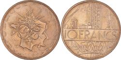 World Coins - Coin, France, Mathieu, 10 Francs, 1985, Pessac, Tranche A,