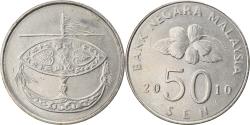 World Coins - Coin, Malaysia, 50 Sen, 2010, , Copper-nickel, KM:53