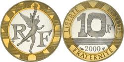 World Coins - Coin, France, Génie, 10 Francs, 2000, Paris, Proof / BE,