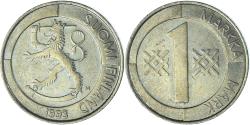 World Coins - Coin, Finland, Markka, 1993