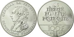 World Coins - France, 100 Francs, La Fayette, 1987, MDP, Pattern, Silver,