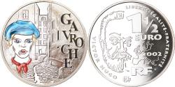 World Coins - France, 1-1/2 Euro, Victor Hugo, 2002, Paris, Proof, , Silver, KM:1332