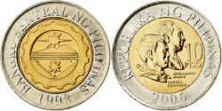World Coins - Philippines, 10 Piso, 2006, Manila, Bi-Metallic, , KM:278