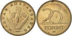 World Coins - Hungary, 20 Forint, 1995, Budapest, Nickel-brass,