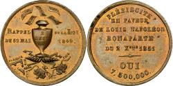 World Coins - France, Medal, Louis-Napoléon Bonaparte, Acclamation du Plébiscite, 1851